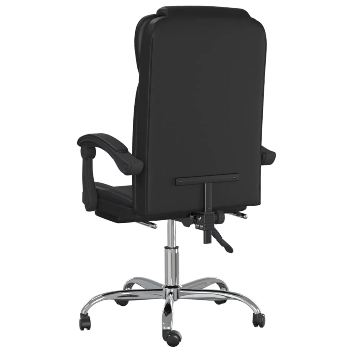 Black Faux Leather Reclining Office Chair I77633