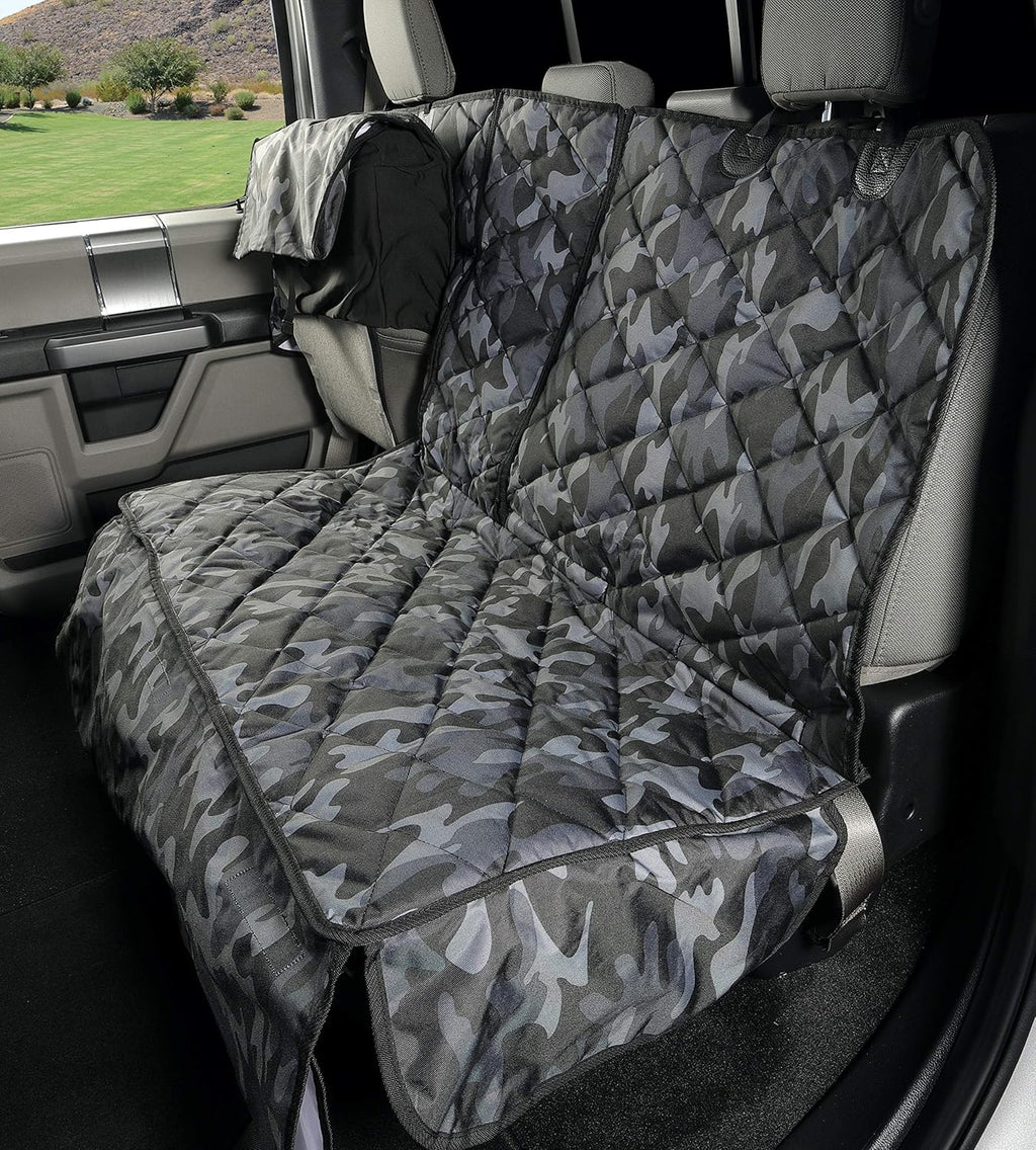 Crew Cab Truck Rear Bench Seat Cover with Hammock V953488