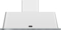 White 60 in. Wall Mount Range Hood with 600 CFM Blower J599627