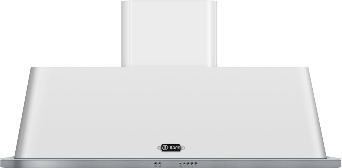 White 60 in. Wall Mount Range Hood with 600 CFM Blower J599627