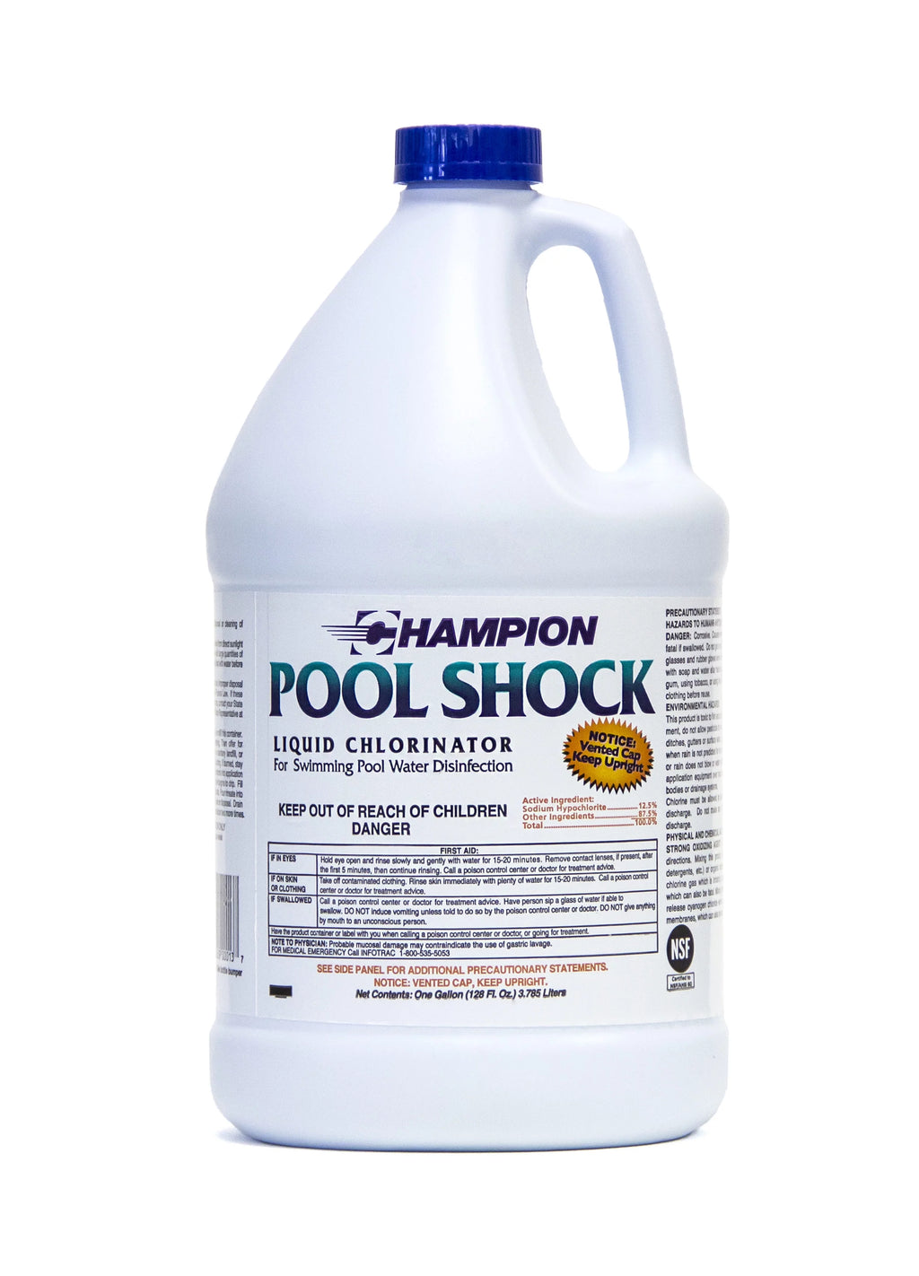 12.5% Sodium Hypochlorite Liquid Chlorine Pool Shock W294970