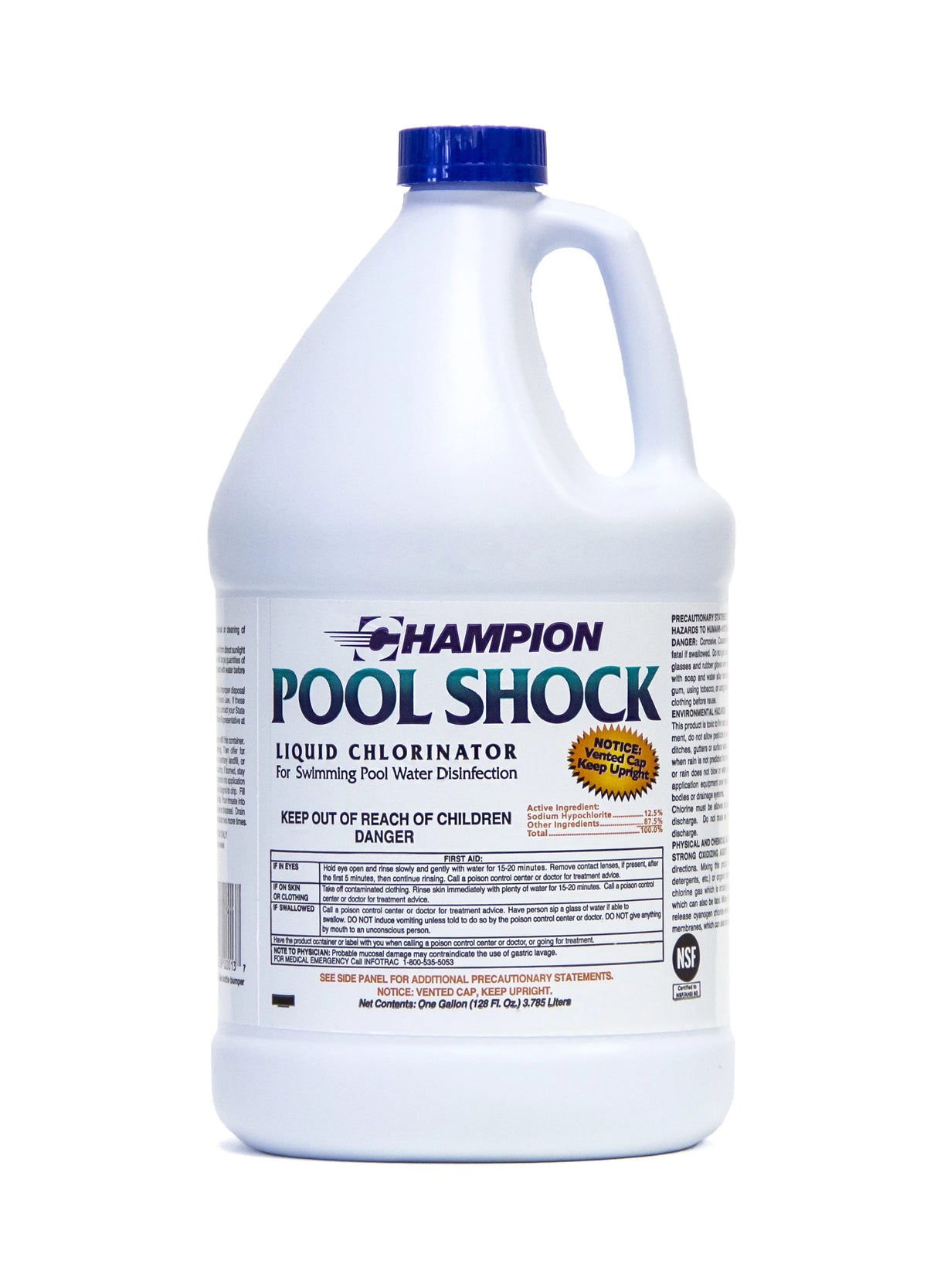 12.5% Sodium Hypochlorite Liquid Chlorine Pool Shock W294970