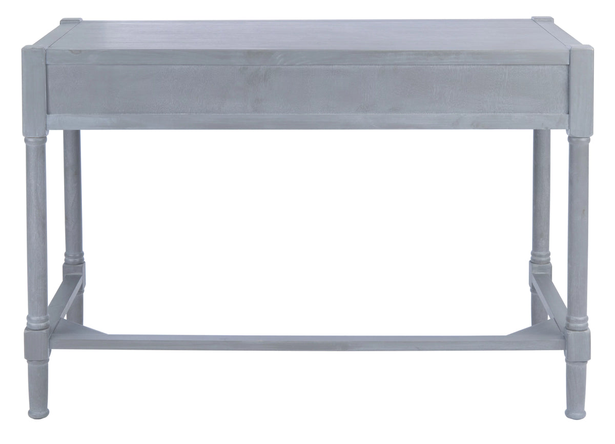 White Washed Grey 2-Drawer Writing Desk B2711