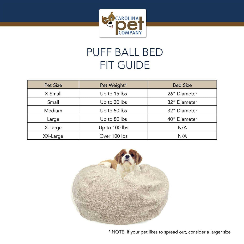 Sherpa Puff Ball Bed H6793