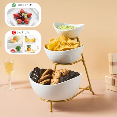 3 Tier Serving Tray Set with Platters Y7887