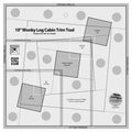 10in Wonky Log Cabin Trim Tool Y2262