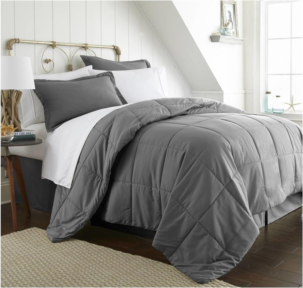 8 Piece Bed in a Bag Queen Navy L2610
