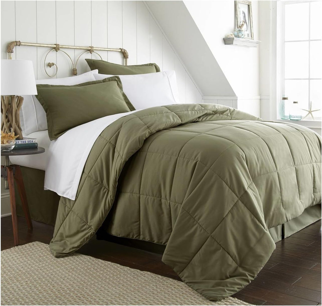 8 Piece Bed in a Bag Queen Navy L2610