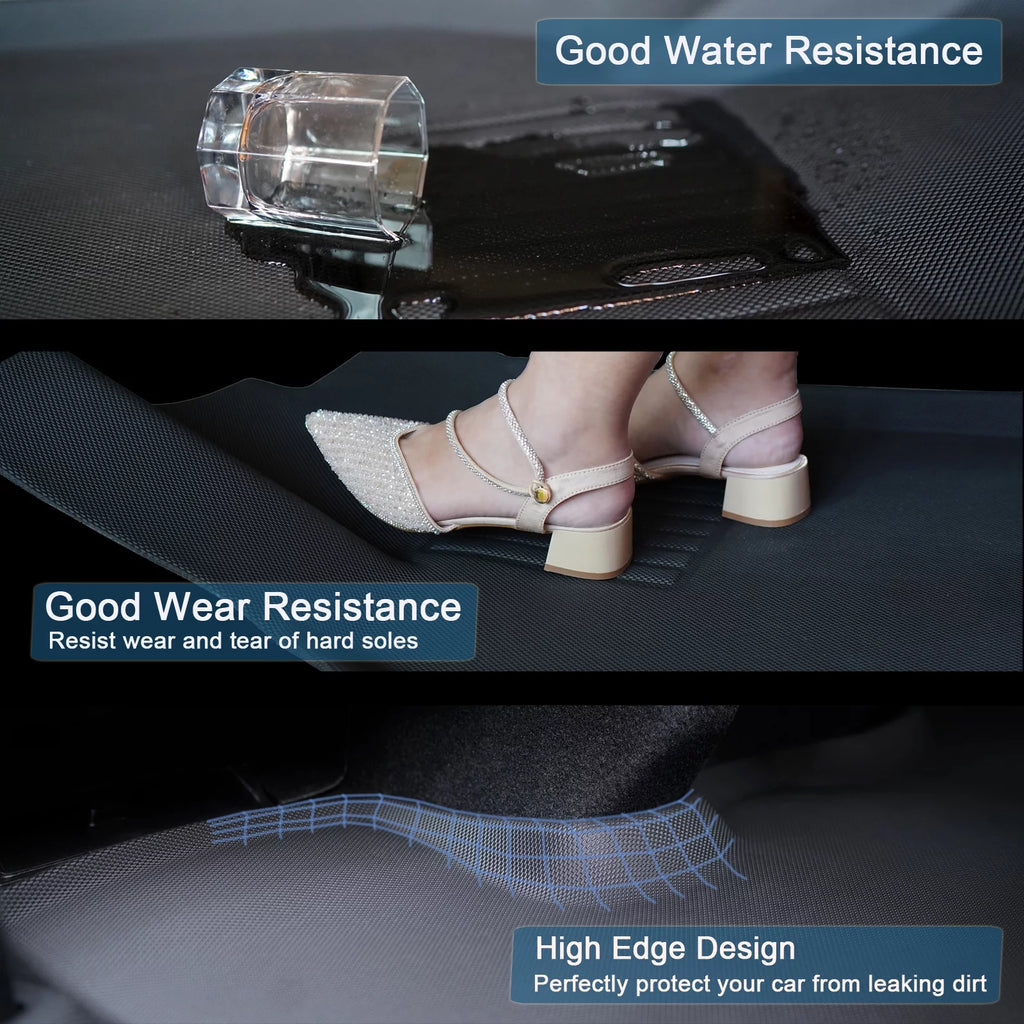 3 Pcs Waterproof Floor Mats O86387