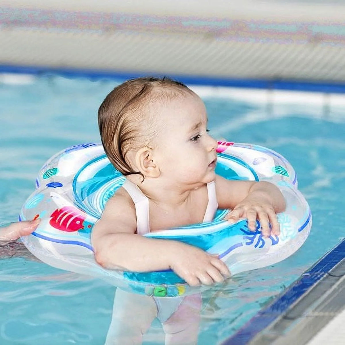 Blue PVC Baby Swim Ring D34280