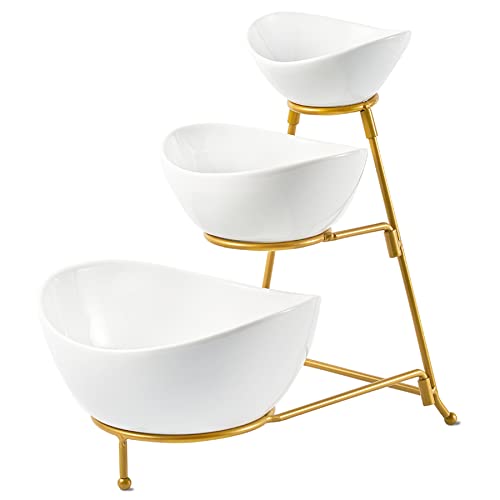 3 Tier Serving Tray Set with Platters Y7887