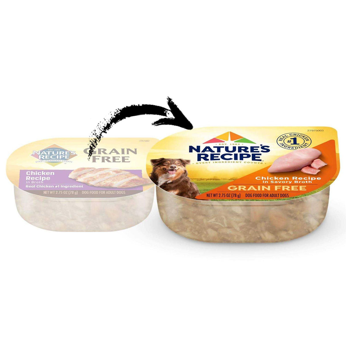 Grain Free Chicken Recipe in Broth Wet Dog Food A1662