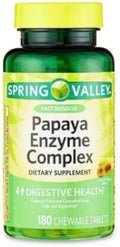 Papaya Enzyme Complex Tablets 180 Count Y901433