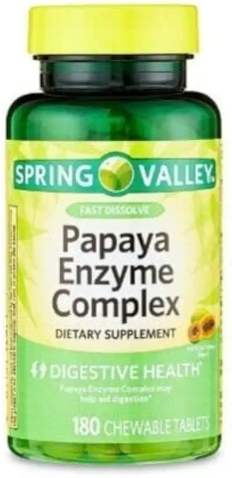 Papaya Enzyme Complex Tablets 180 Count Y901433