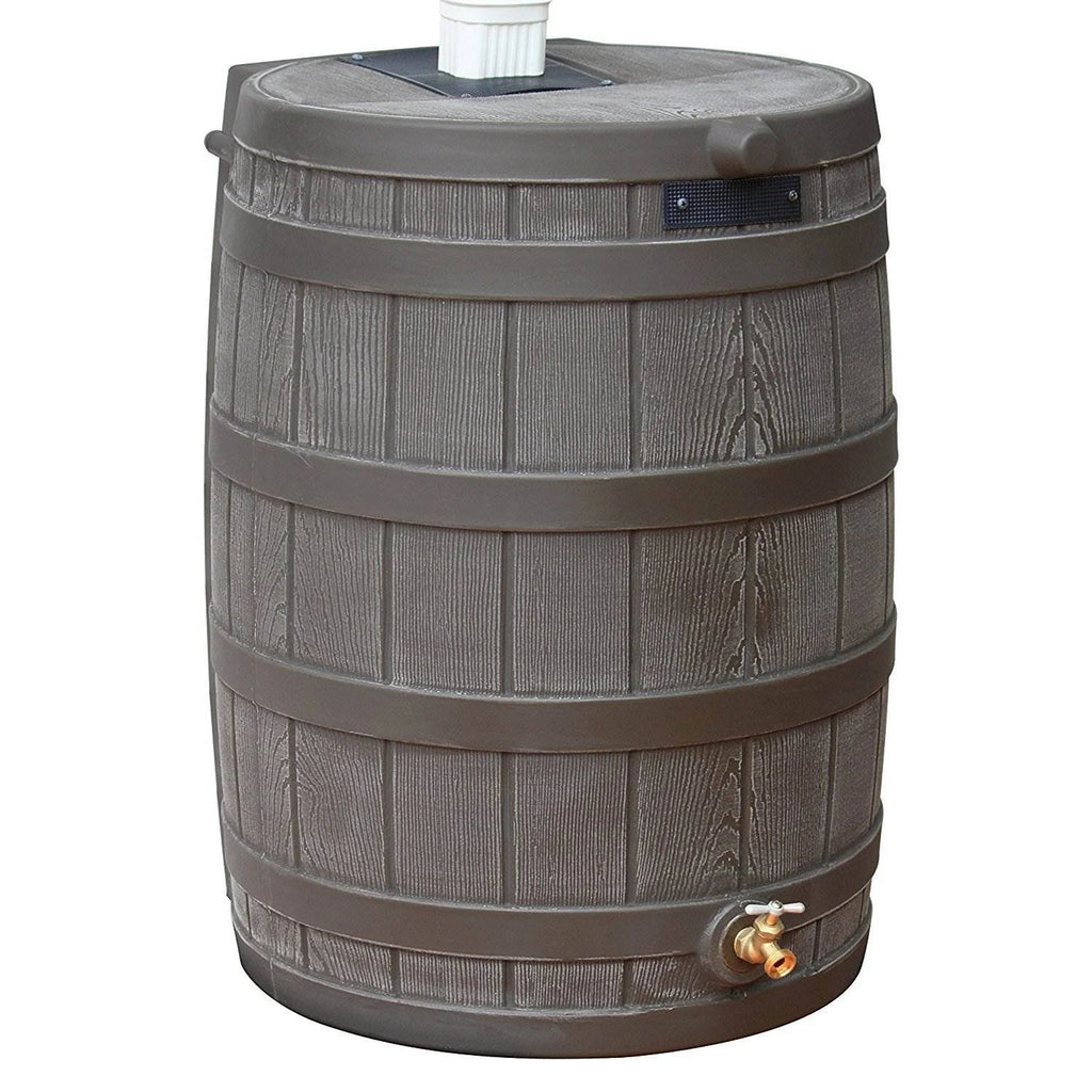 50 Gallon Plastic Rain Barrel with Brass Spigot (5 Pack) A46107