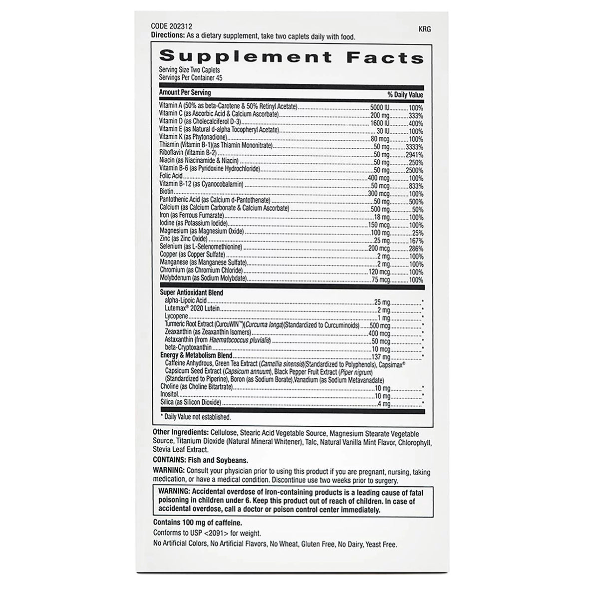 180 ct Multivitamin G93705