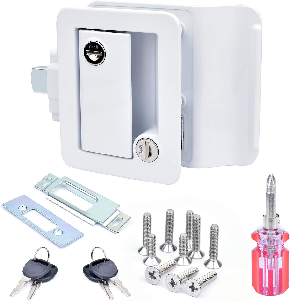 2-Pack RV Door Locks with Paddle Deadbolt L339