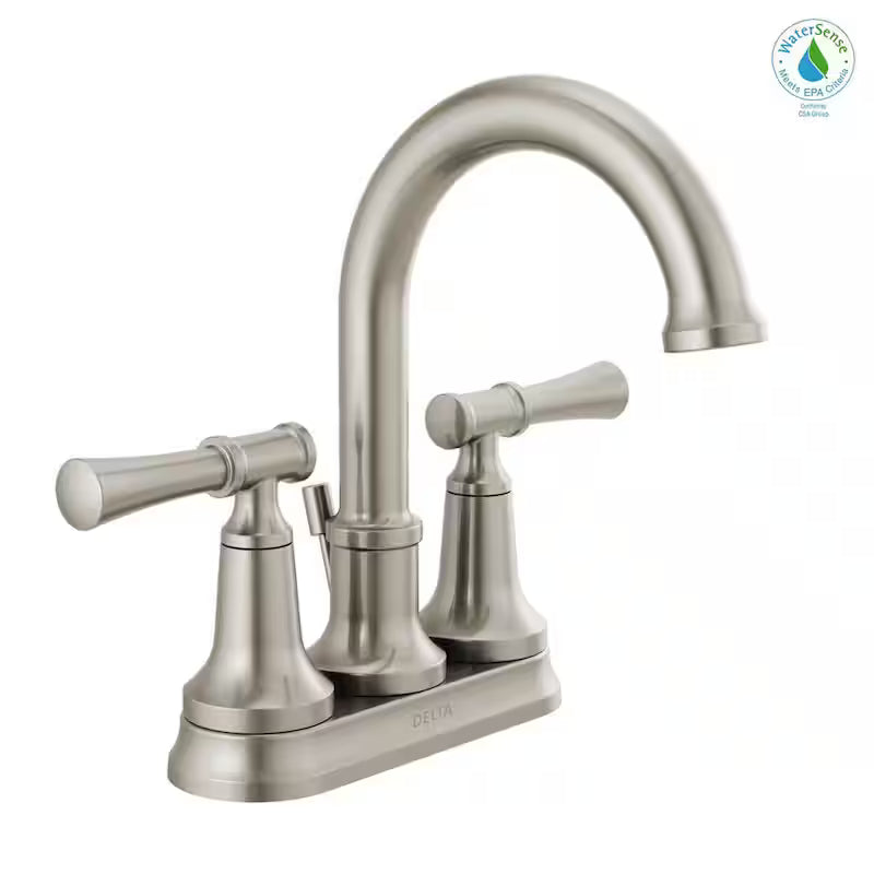 2-Handle Centerset Bathroom Faucet in Brushed Nickel G762922