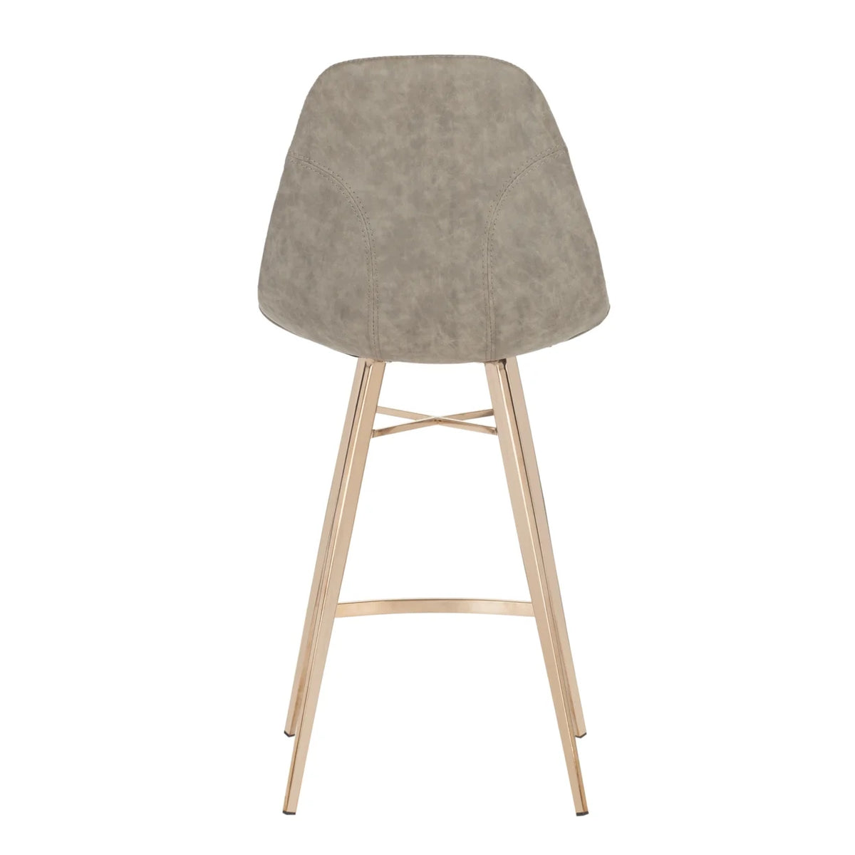 Modern Glam Counter Stool with Footrest K28665