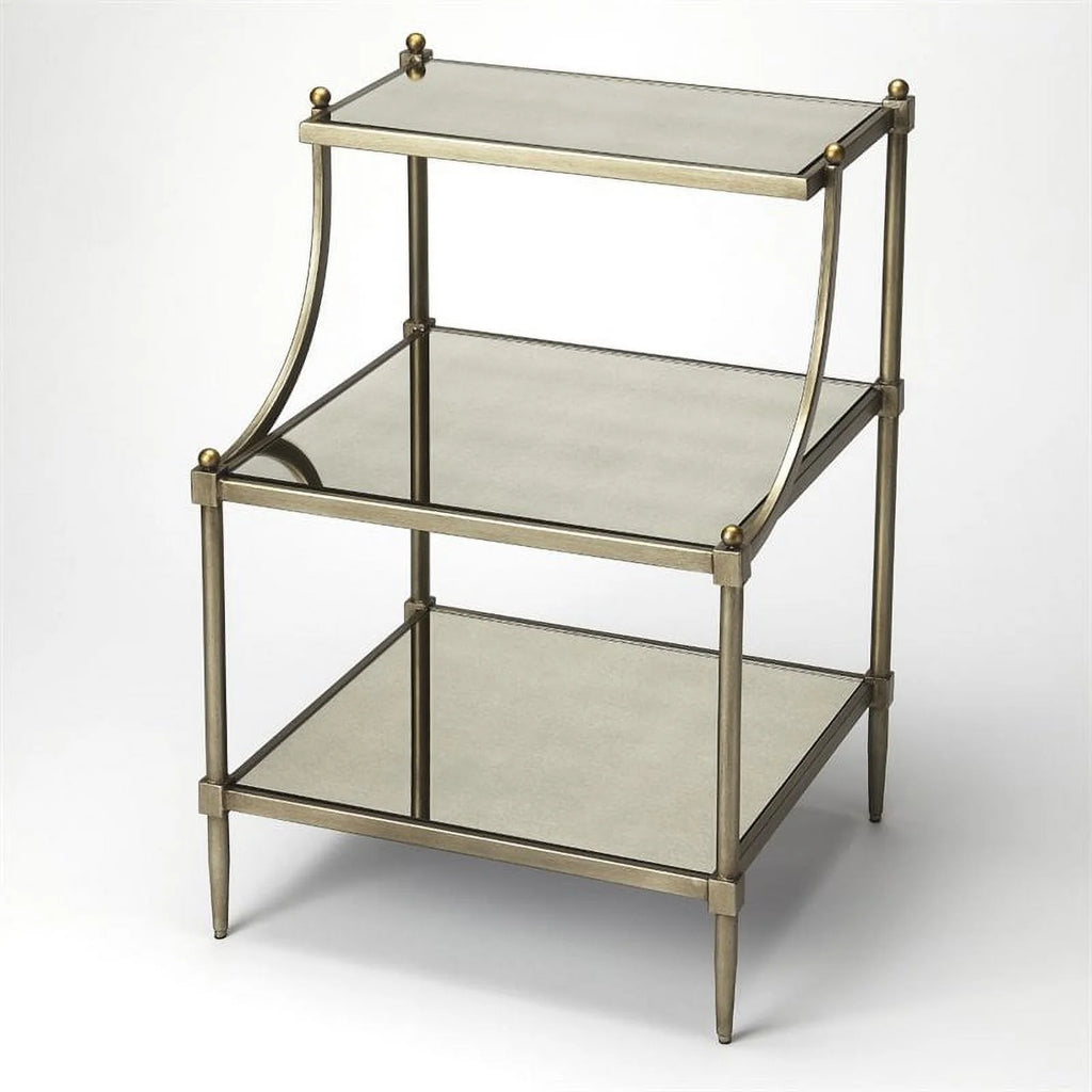Mirrored End Table Set of 2 X27842