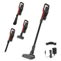 Cordless Stick Vacuum Cleaner 45KPa 40Mins 4 in 1 Black Red F5012