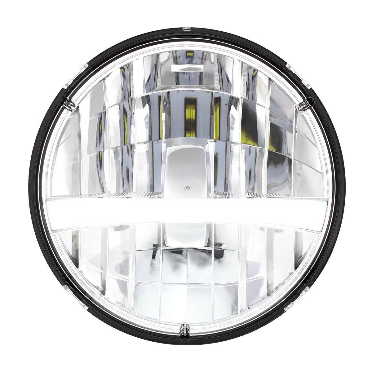 7" LED Headlight with Turn Signal & White Position Light Bar E21422