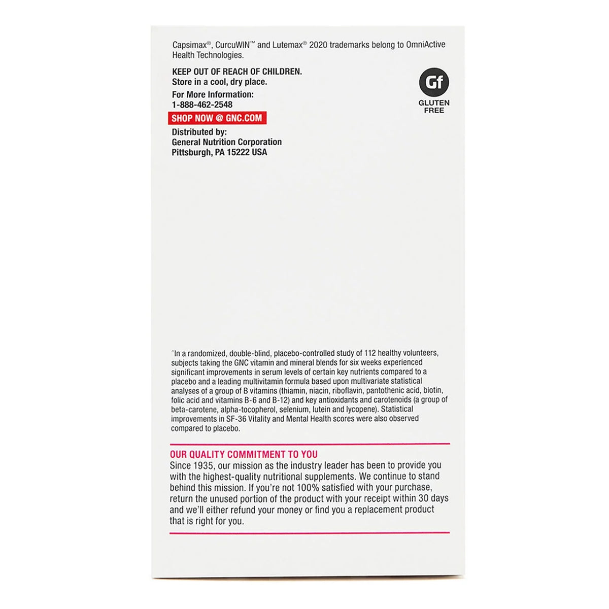 180 ct Multivitamin G93705