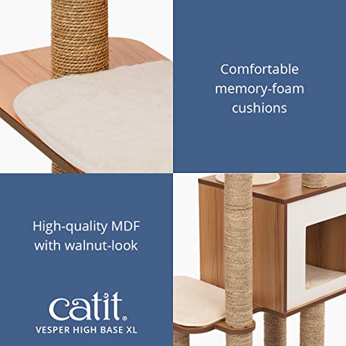 Walnut Extra Large Cat Tree Q932