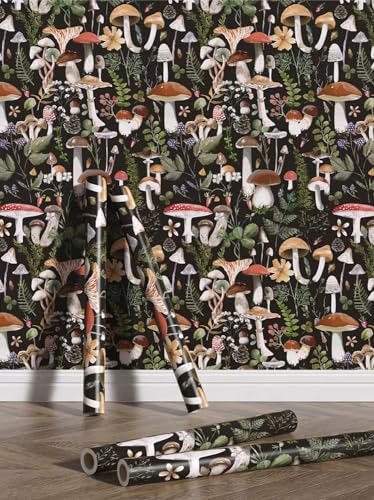 Self Adhesive Contact Paper (Mushroom Floral, 118 inch x 17.4 inch) R57927