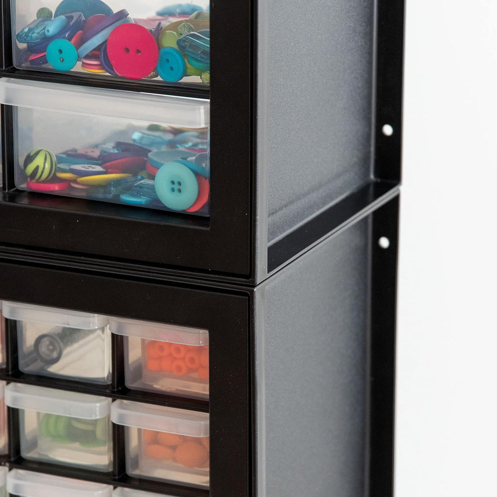 44 Drawer Parts and Hardware Cabinet, Black F998257