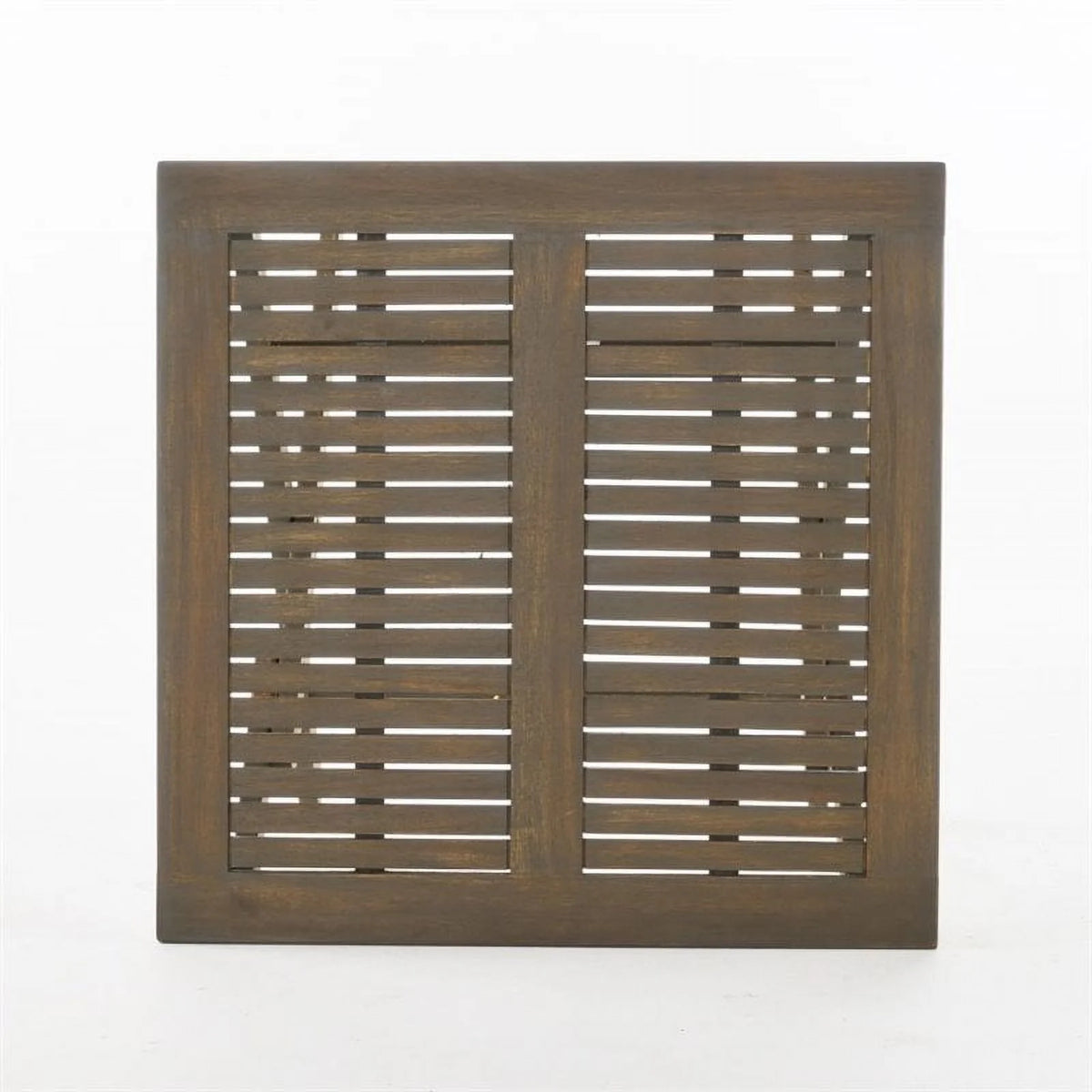 Gray Wooden Foldable Patio Dining Table K5628