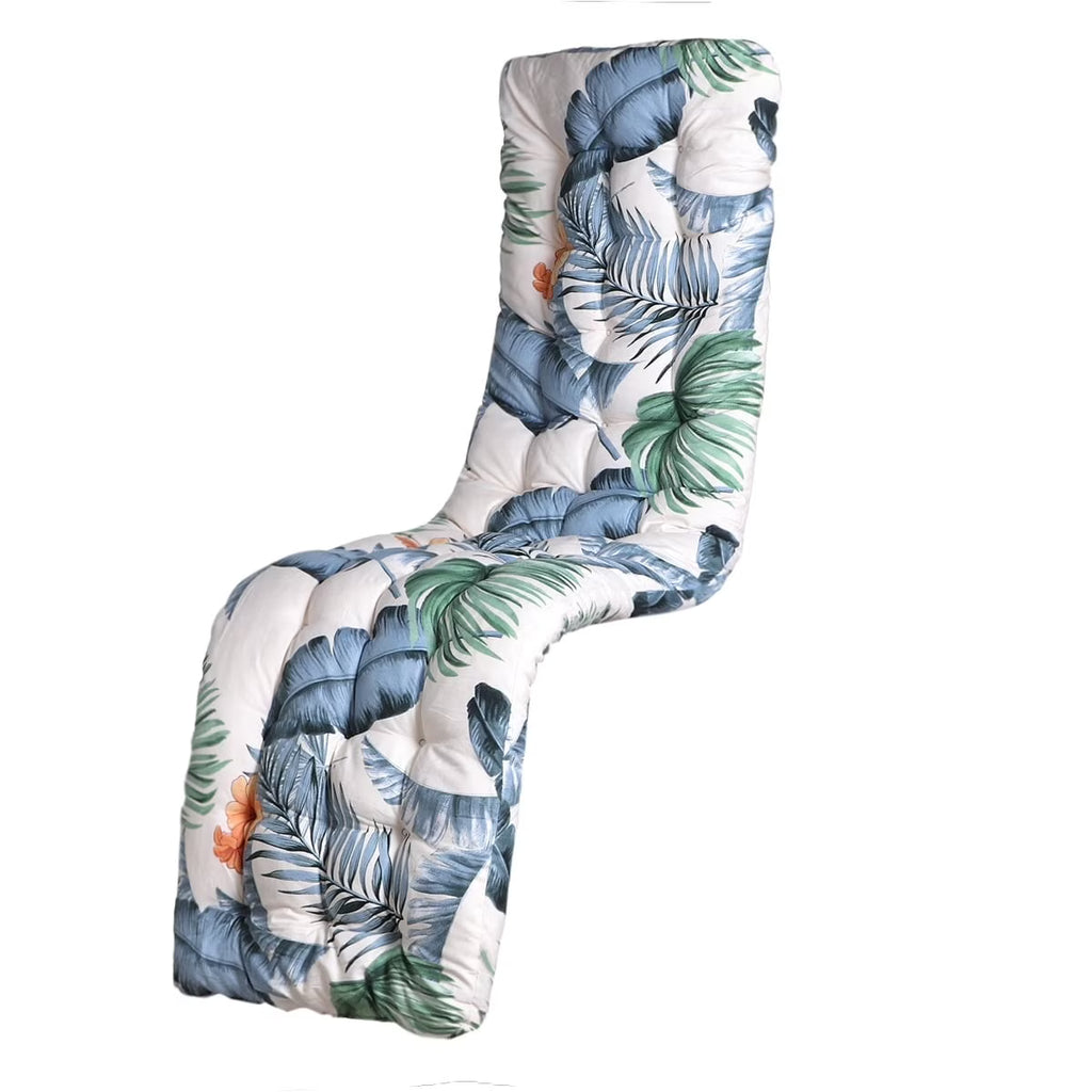 Blue Tufted Lounge Chaise Chair G5573
