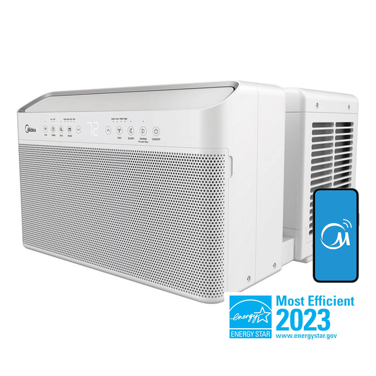 8,000 BTU Smart Inverter U-Shaped Window Air Conditioner M323488