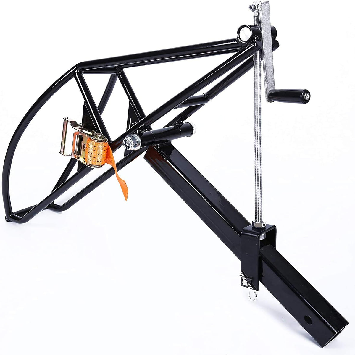 Black Motorcycle Hitch Hauler Carrier 2” Receiver W9146