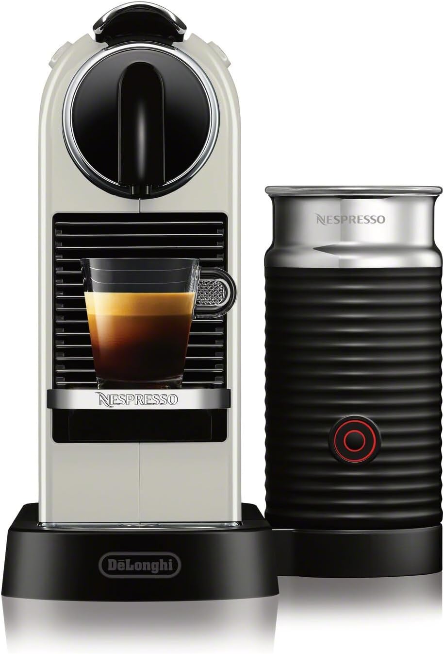White Coffee and Espresso Machine with Milk Frother S8998