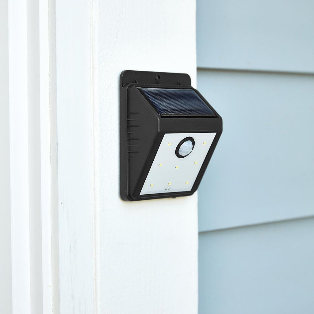 115 Lumen Wall-Mount Solar Security Light, Black M530558