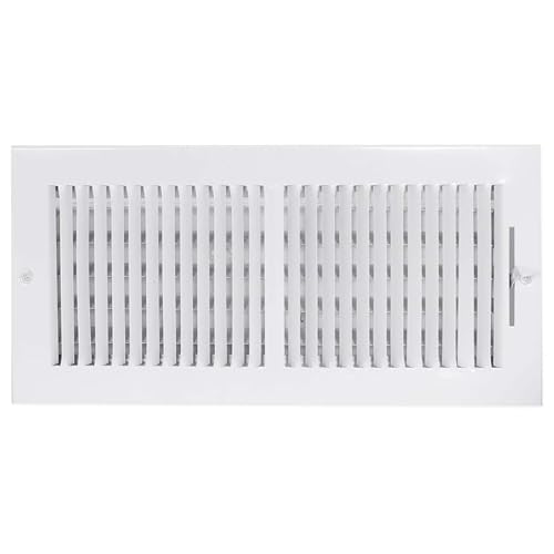 10 x 4 Inch White Steel Air Vent Cover J29314