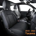 Black Waterproof Faux Leather Tacoma Seat Covers R88138