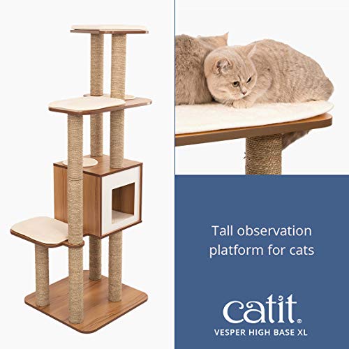 Walnut Extra Large Cat Tree Q932