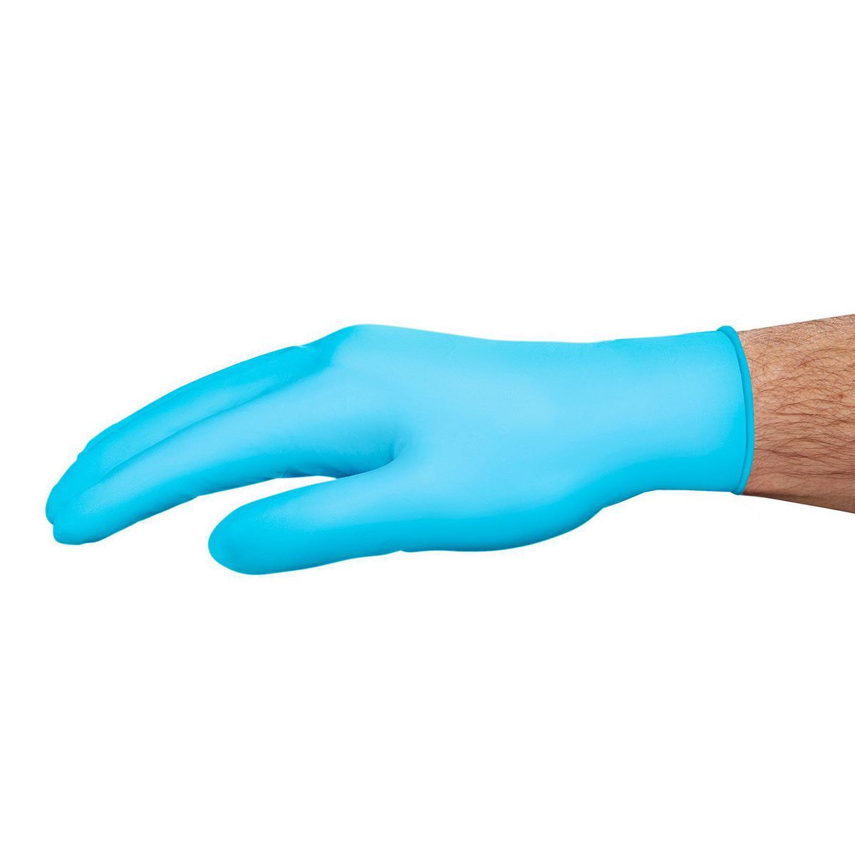 5 mil Nitrile Powder-Free Gloves, 100-Pack, Large, Light Blue V2383