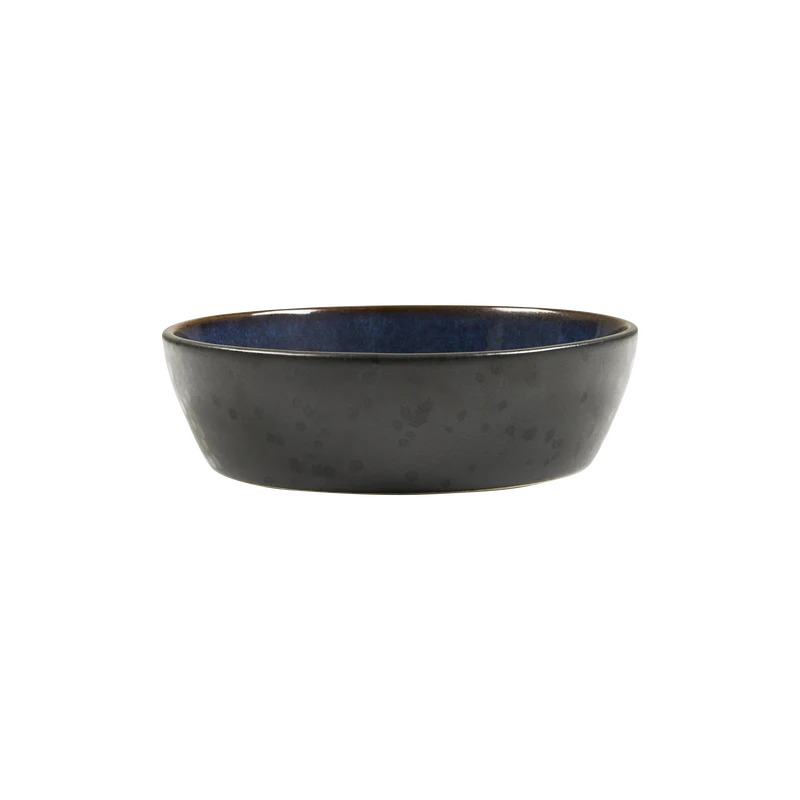 Black Dark Blue Soup Bowl I13414