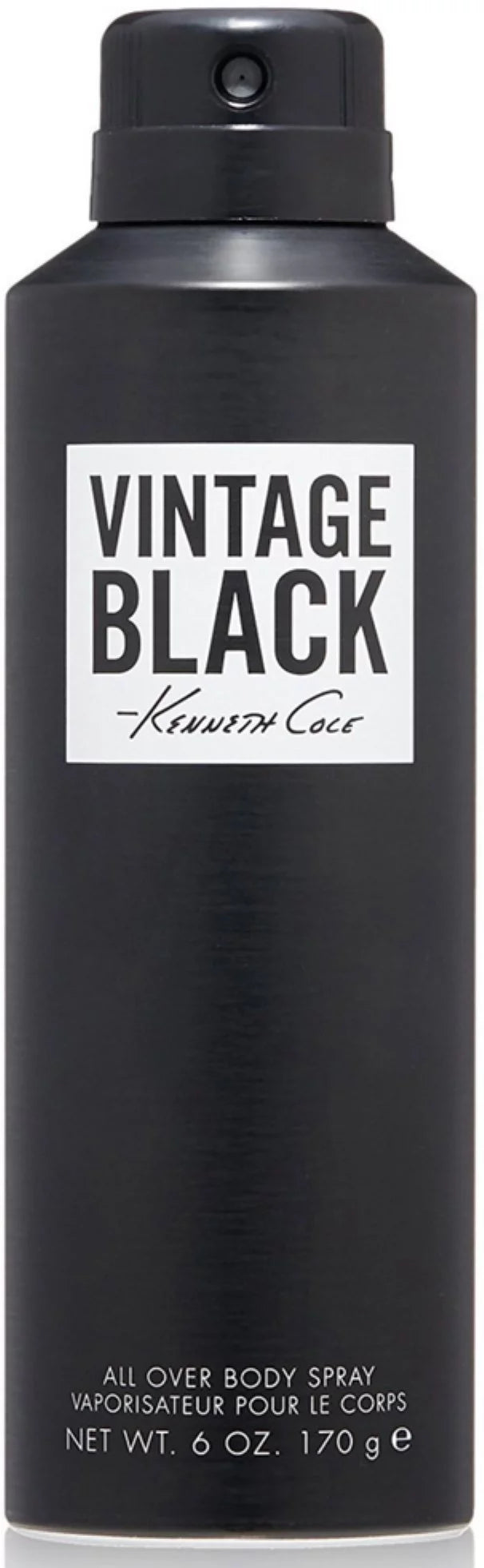 Vintage Black Body Spray 6 oz (Pack of 3) O2205