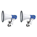 50W Rechargeable Megaphone Speaker with Built in Siren (2 Pack) T74976