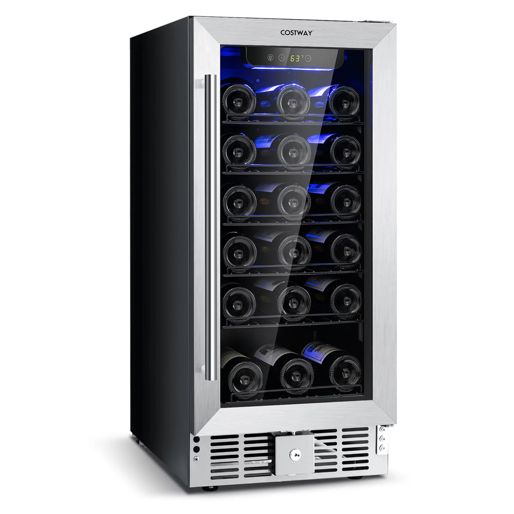 15'' 30-Bottle Wine Beverage Cooler Refrigerator O887400