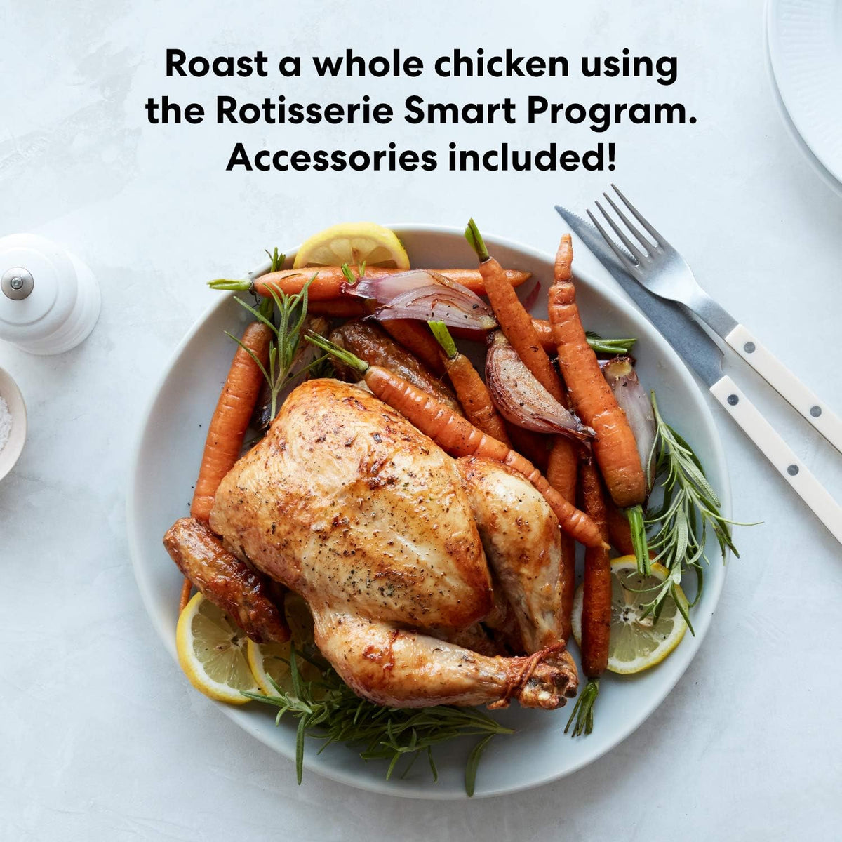 10 Quart Stainless Steel Black Air Fryer A2380