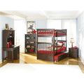 Antique Walnut Twin Over Twin Bunkbed Z592245