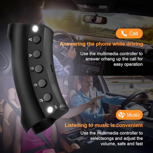 Wireless Steering Wheel Remote Control with Bluetooth Interface Q4250
