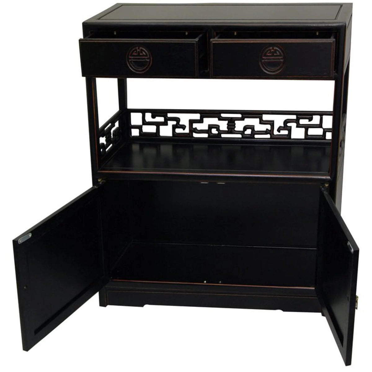 Rosewood Display Cabinet Y684590