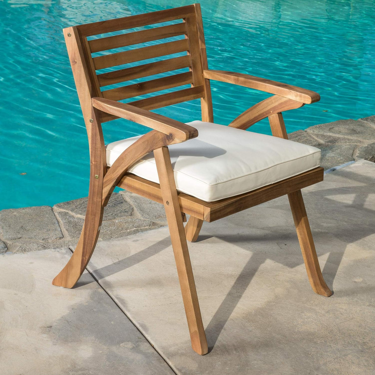 5-Pcs Acacia Wood Dining Set C36394