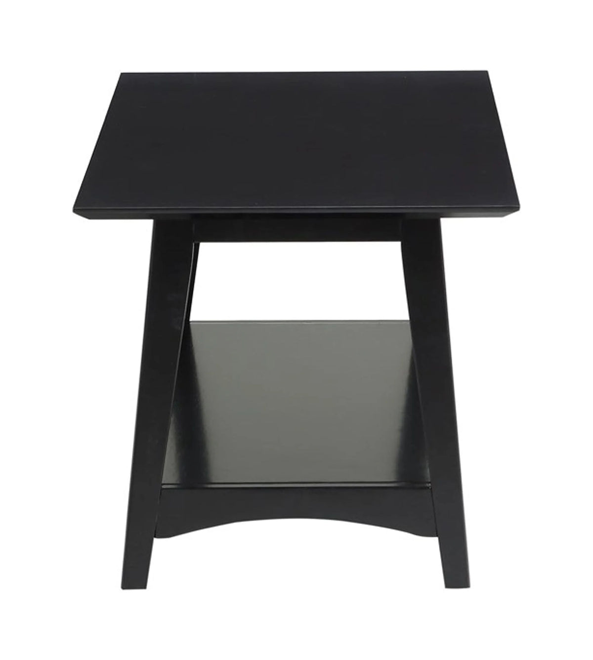 Black Coffee Table with Shelf Q601429
